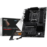 MSI PRO B850-S WIFI6E, AMD RYZEN  Series AM5/DDR5/PCIe 5.0/2xM.2 - ATX Gaming MotherBoard | PRO B850-S WIFI6E |